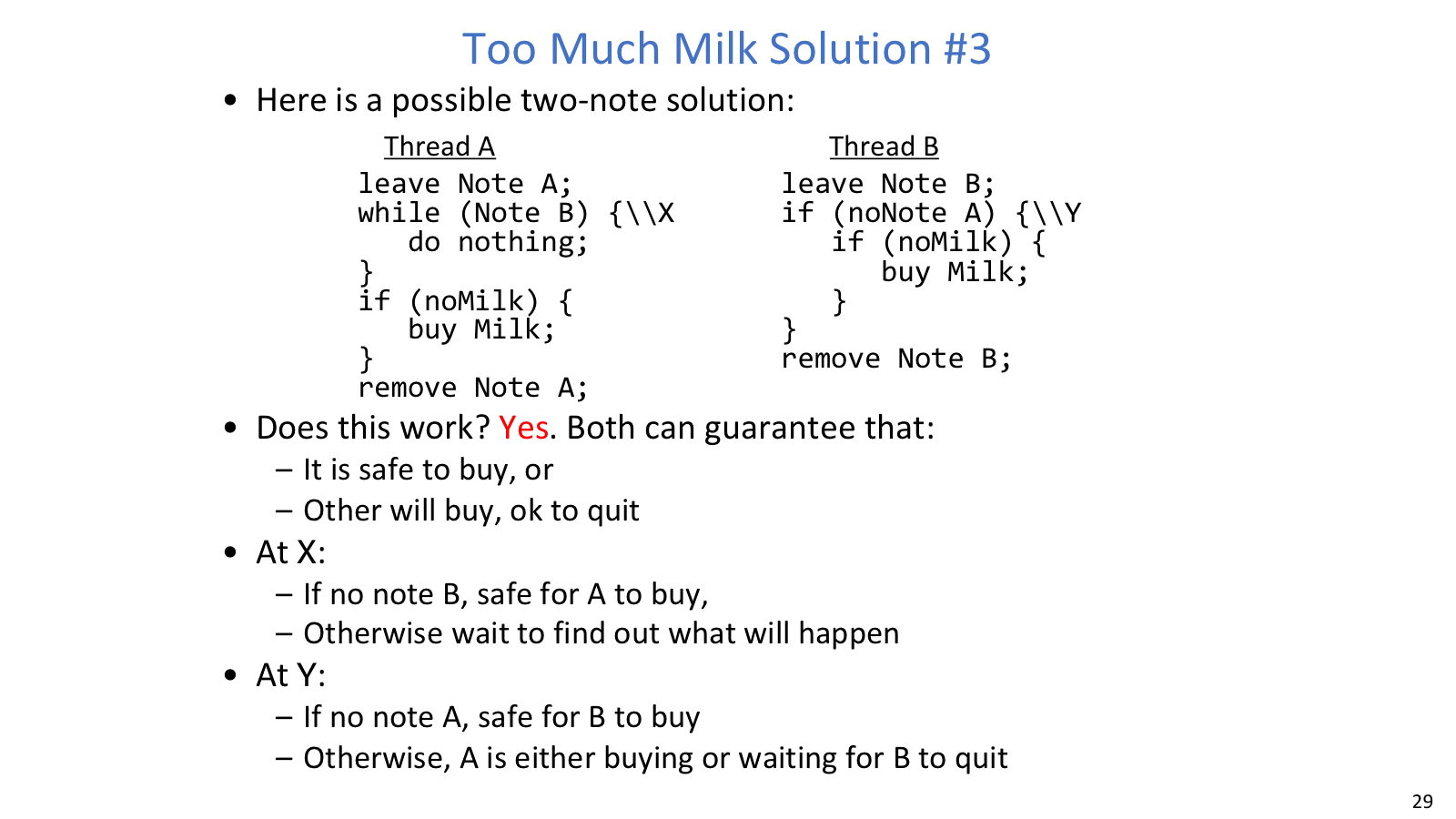 Too much milk