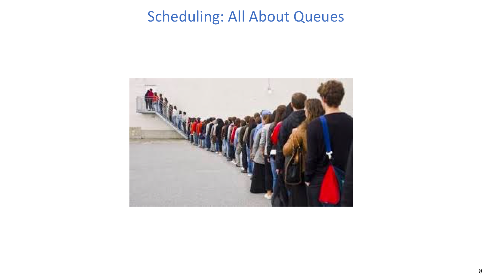 Scheduling queues